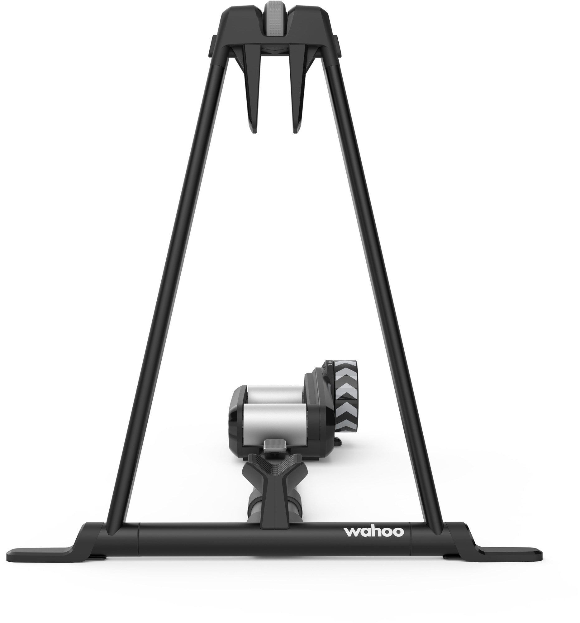 The front profile of a Wahoo Kickr Rollr indoor smart trainer