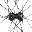 The Shimano Ultegra 3-pawl hub on an Ultegra C36 front wheel