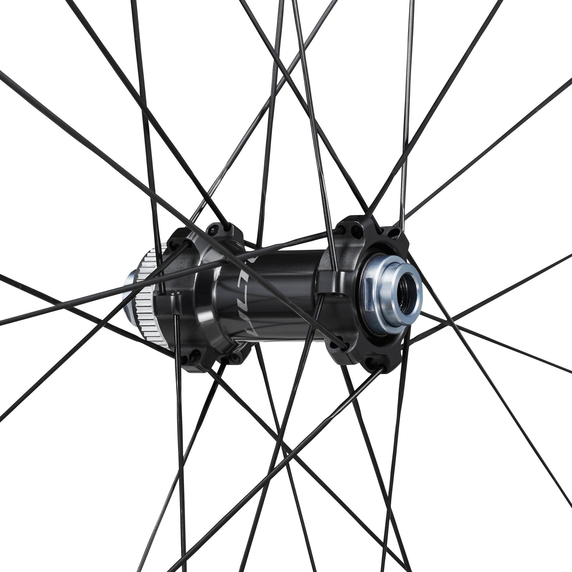 The Shimano Ultegra 3-pawl hub on an Ultegra C36 front wheel