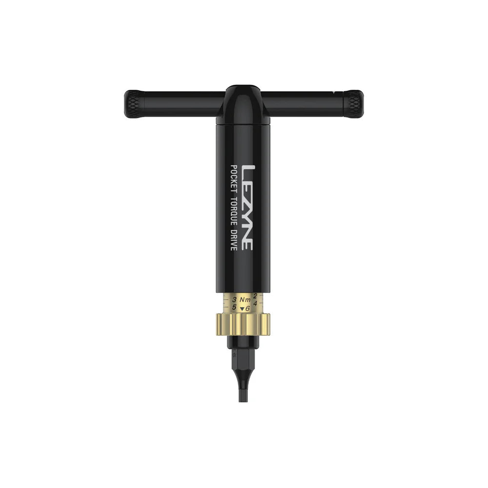 A Lezyne Pocket Torque Drive travel-sized torque wrench for bicycles