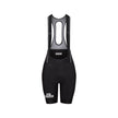A pair of thermal road cycling bib shorts for Women in Black by Cafe du Cycliste