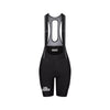 A pair of thermal road cycling bib shorts for Women in Black by Cafe du Cycliste