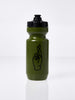  A Fingerscrossed Classic road cycling bidon bottle in Moss With black logos