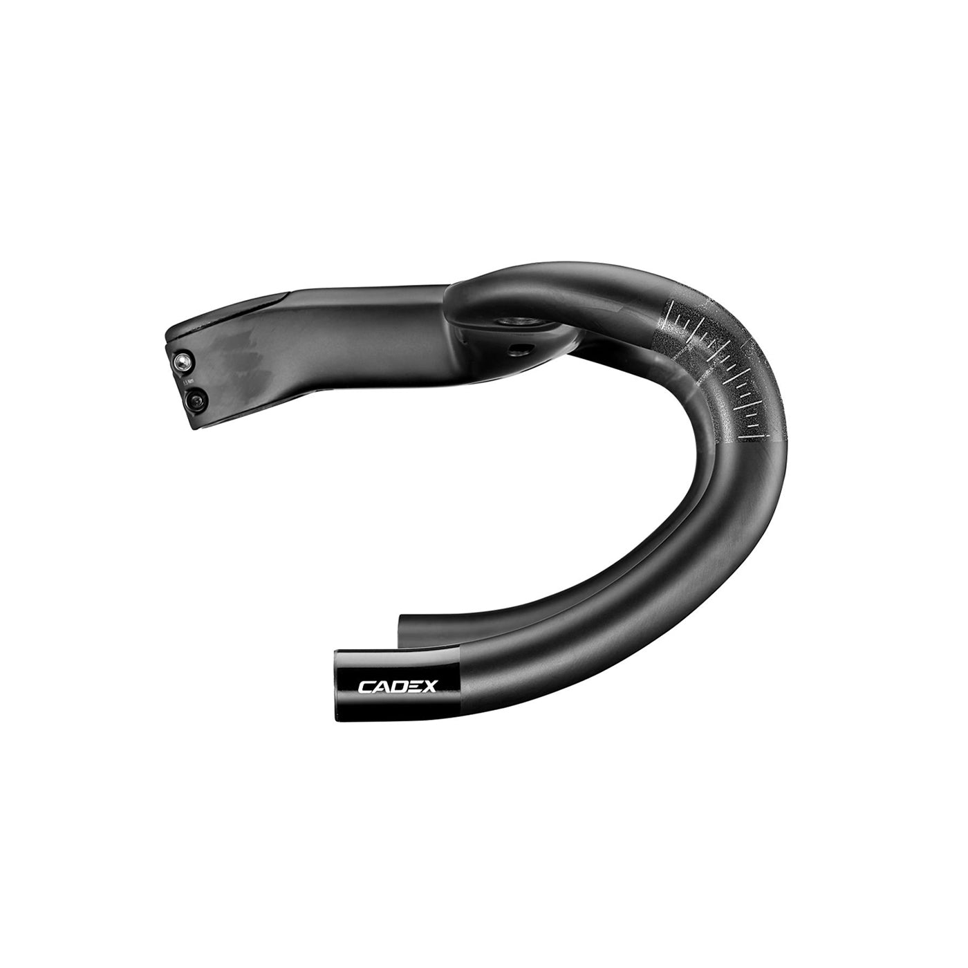 The side profile of a Cadex Aero integrated carbon bar stm