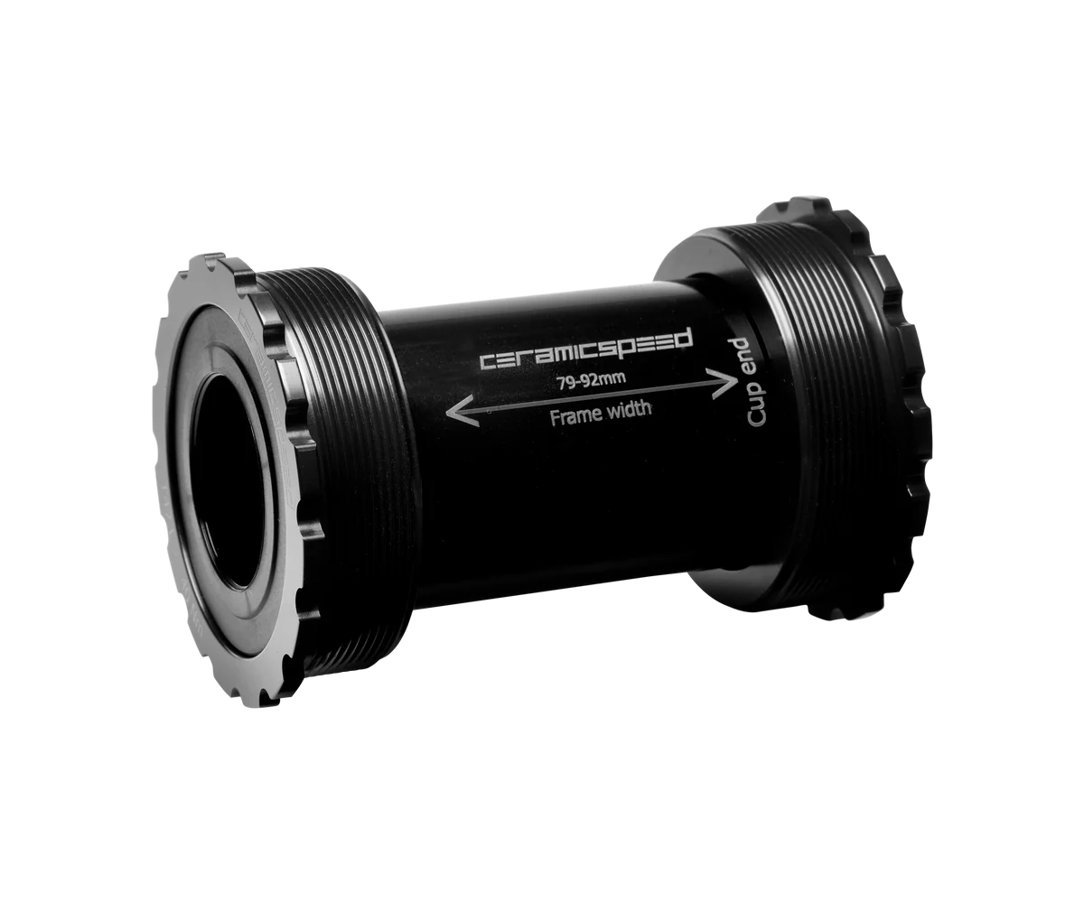 CeramicSpeed T47/86 Bottom Bracket - SRAM DUB Road Coated Races Black