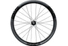 An Enve SES 3.4 AR Disc All-road Carbon disc brake rear wheel with black Enve logos