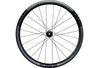 An Enve SES 3.4 AR Disc All-road Carbon disc brake front wheel with black Enve logos