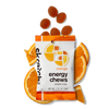 The front of a pack of Skratch Labs orange energy chews sport fuel