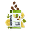 A packet of Skratch Labs Matcha and Lemon Energy Chews 