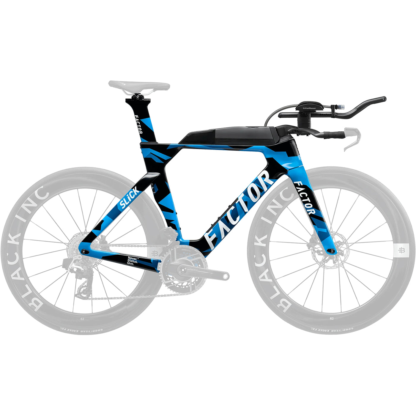 A Factor SLiCK TT/Tri bike in Nebule Blue #nebula-blue