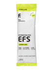 A single serving packet of First Endurance EFS Hydration Drink Mix in the Lemon Lime flavor