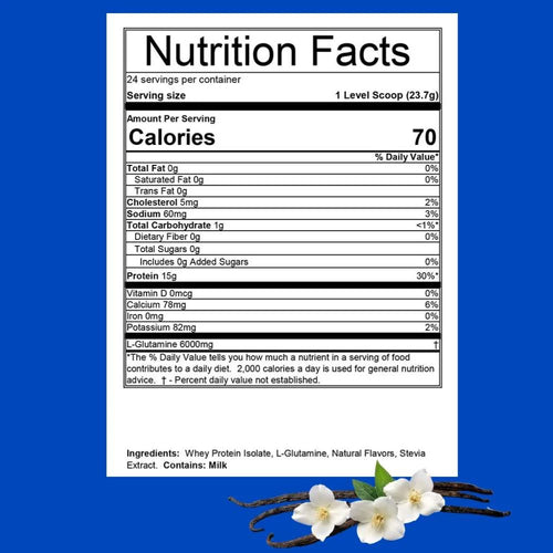 Hammer Nutrition Whey Protein - Vanilla, 24 Servings