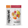 A front of a pouch of Skratch Labs fruit punch hydration sport drink mix