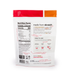 A back of a pouch of Skratch Labs fruit punch hydration sport drink mix