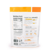 A back of a pouch of Skratch Labs orange hydration sport drink mix