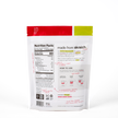 A back of a pouch of Skratch Labs raspberry limeade hydration sport drink mix