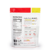 A back of a pouch of Skratch Labs strawberry lemonade hydration sport drink mix