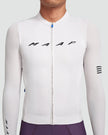 The MAAP logo on the front of an Evade Pro Jersey