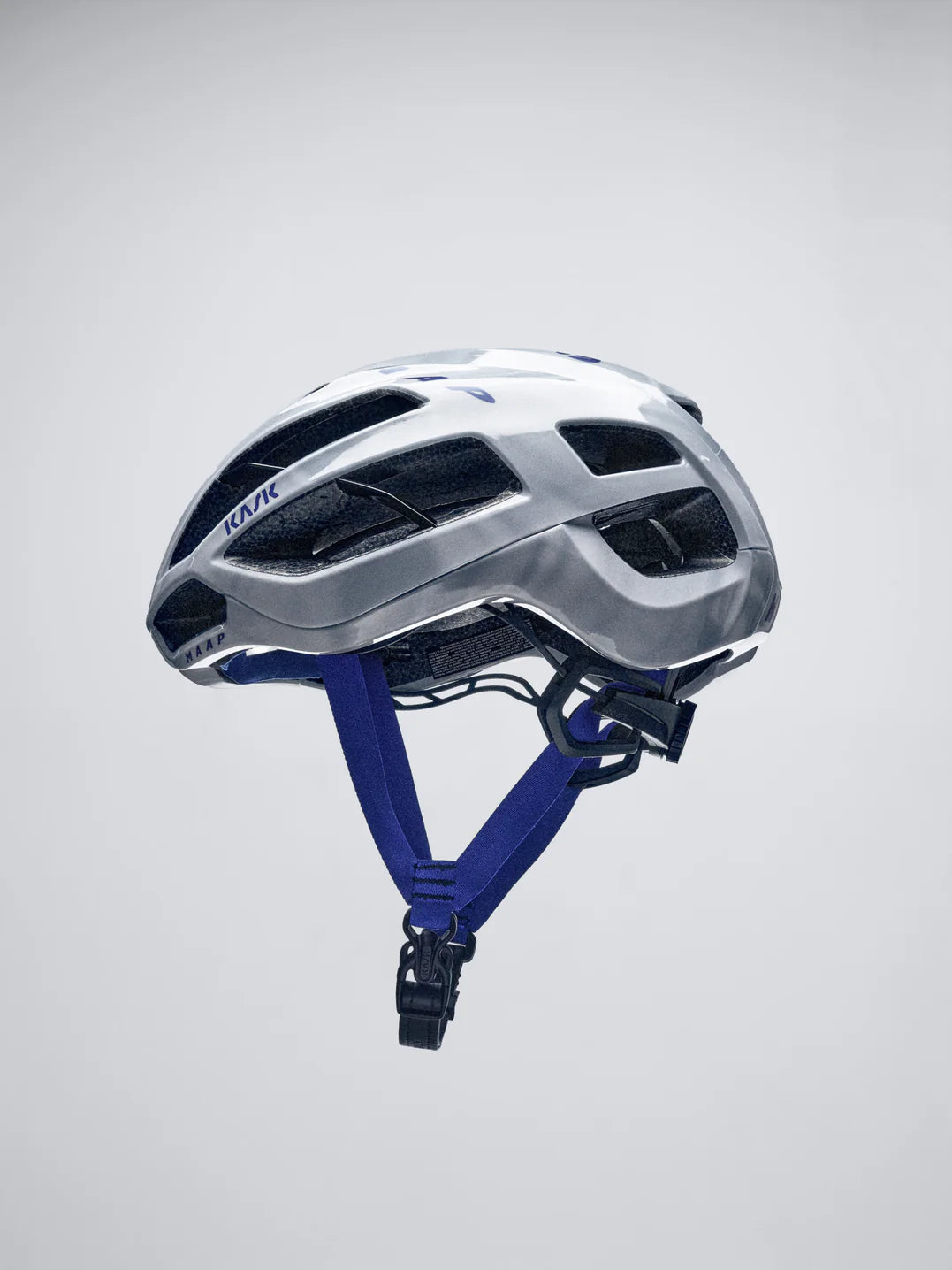 A MAAP Kask Protone Icon CSPC helmet in the silver color option #Silver