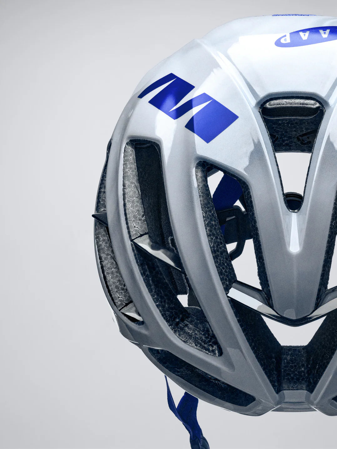 A MAAP Kask Protone Icon CSPC helmet in the silver color option #Silver