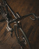 A top-down view of the cockpit of a Cervelo Caledonia road rental bike at Metier Cycling and Cafe