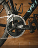 A SRAM Rival AXS crankset on a Specialized Tarmac SL8 carbon road rental bike at Metier Cycling and Cafe