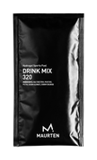 A bag of Maurten 320 carbohydrate Drink Mix for cycling, running, and swimming