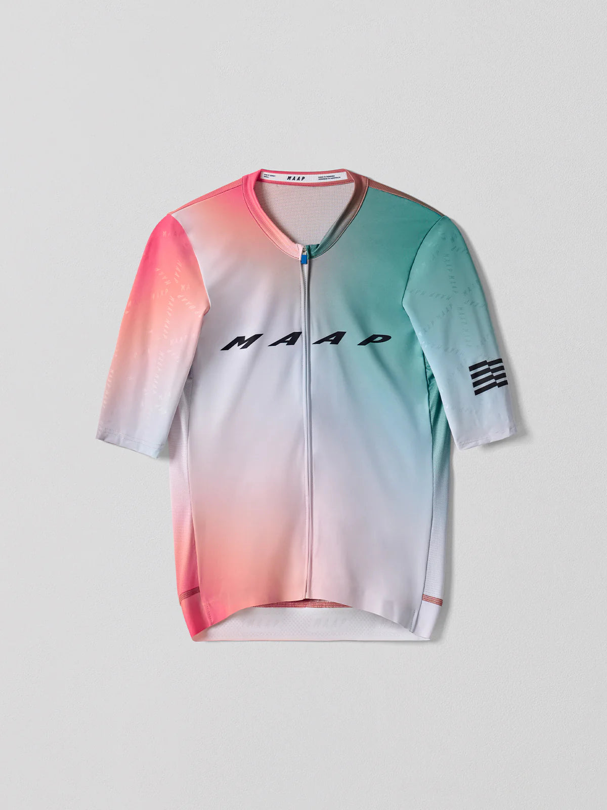 A MAAP Men's Blurred Out 2.0 Pro Hex Short Sleeve Jersey in Red Mix