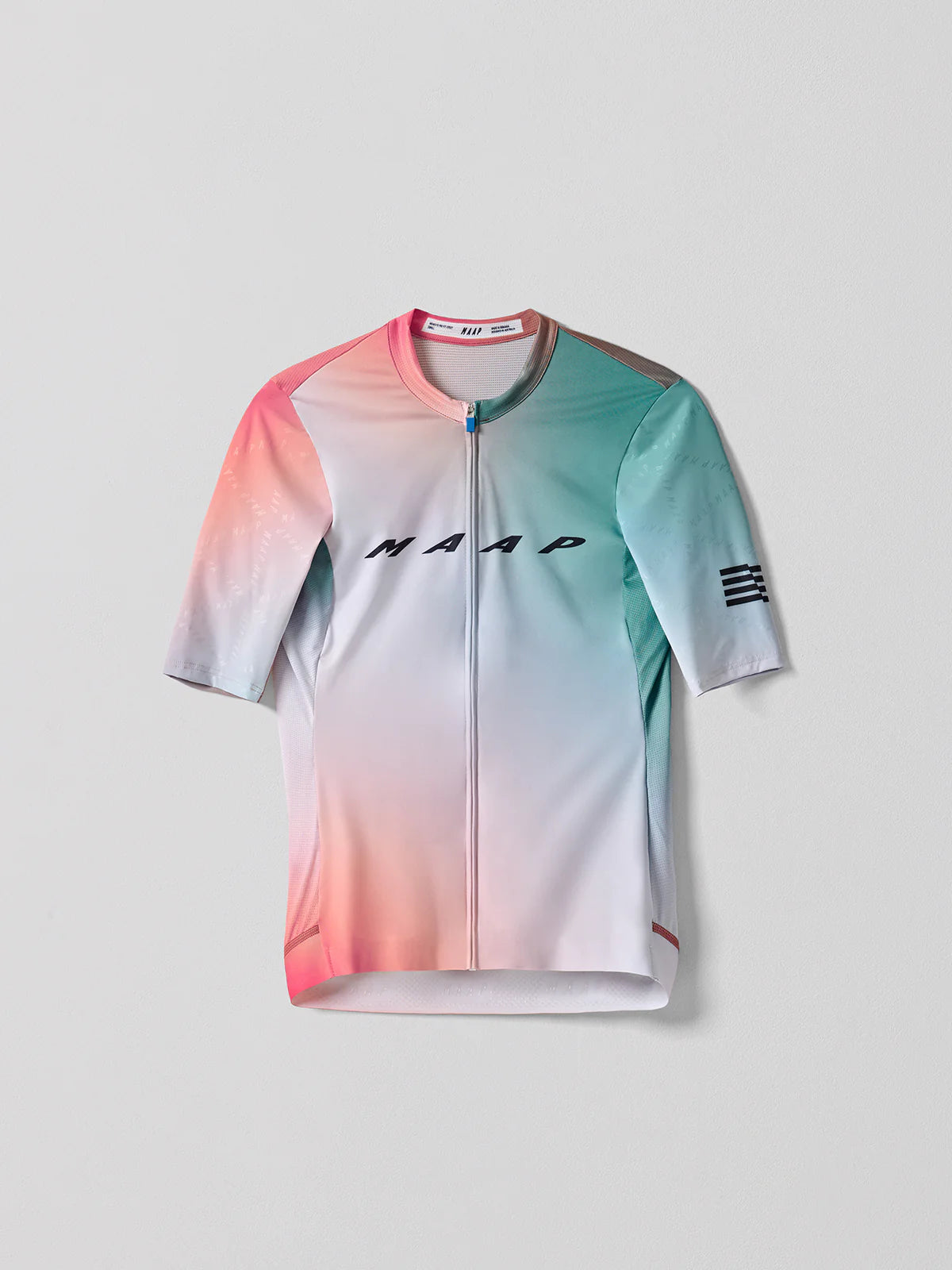 A MAAP Women's Blurred Out 2.0 Pro Hex Short Sleeve Jersey in Red Mix