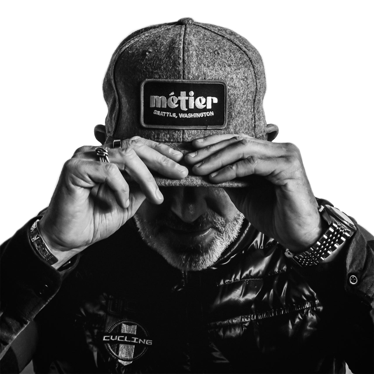 A headshot of cycling coach Mike Sayers of Metier Cycling & Cafe