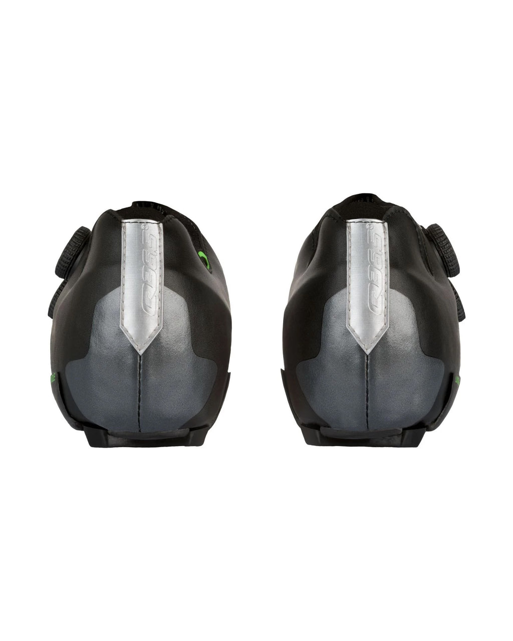 Q36.5 carbon fiber road cycling unique road shoes in black, back view