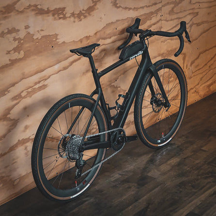 A Cervelo Aspero in Five Black with Rival AXS 1x Groupset