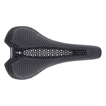 The top of the 3d printed S-Works Romin Evo bicycle saddle with Mirror Technology