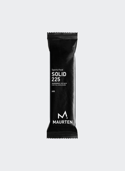 A Maurten Solid 225 Nutrition Energy Bar for Cycling and Running