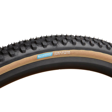 A Rene Herse Steilacoom gravel and cyclocross racing tire