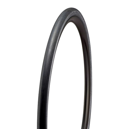A Specialized S-Works Mondo Endurance road bike tire in black