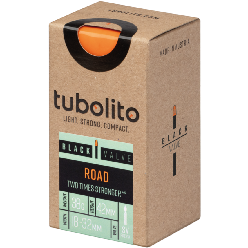Tubolito Tubo Road Tube - 700x18-32mm, 60mm Presta Valve, Orange