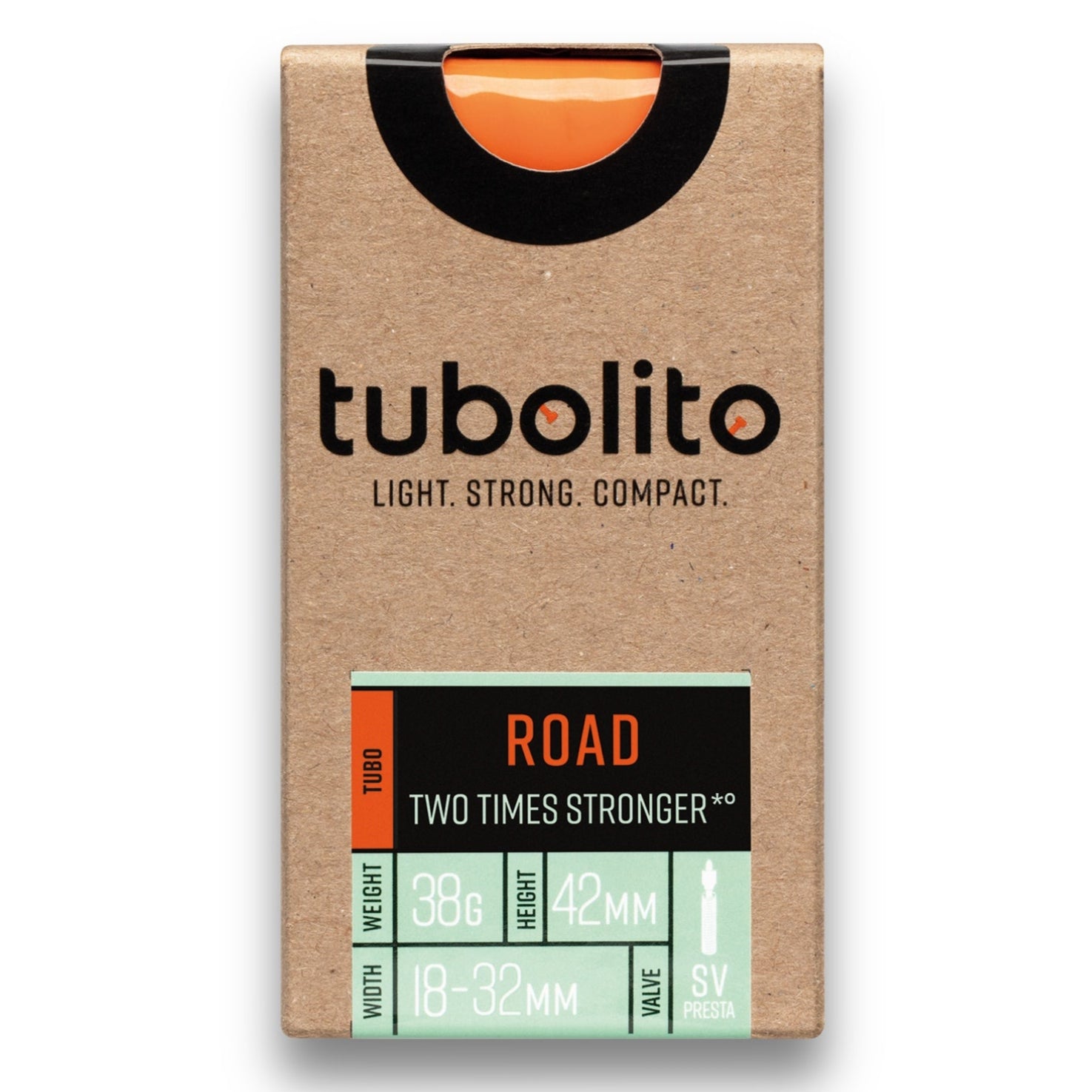Tubolito Tubo Road Tube - 700x18-32mm, 80mm Presta Valve, Black