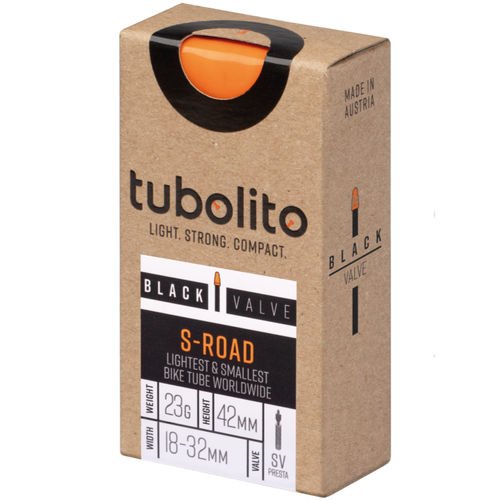 Tubolito S-Tubo Road Tube - 700x18-32mm, 80mm Presta Valve, Black