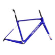 The side profile of a Wilier 0 SLR Climbing bike framset in Blue