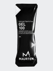 A single Maurten Gel 100 sports nutrition product for cyclists