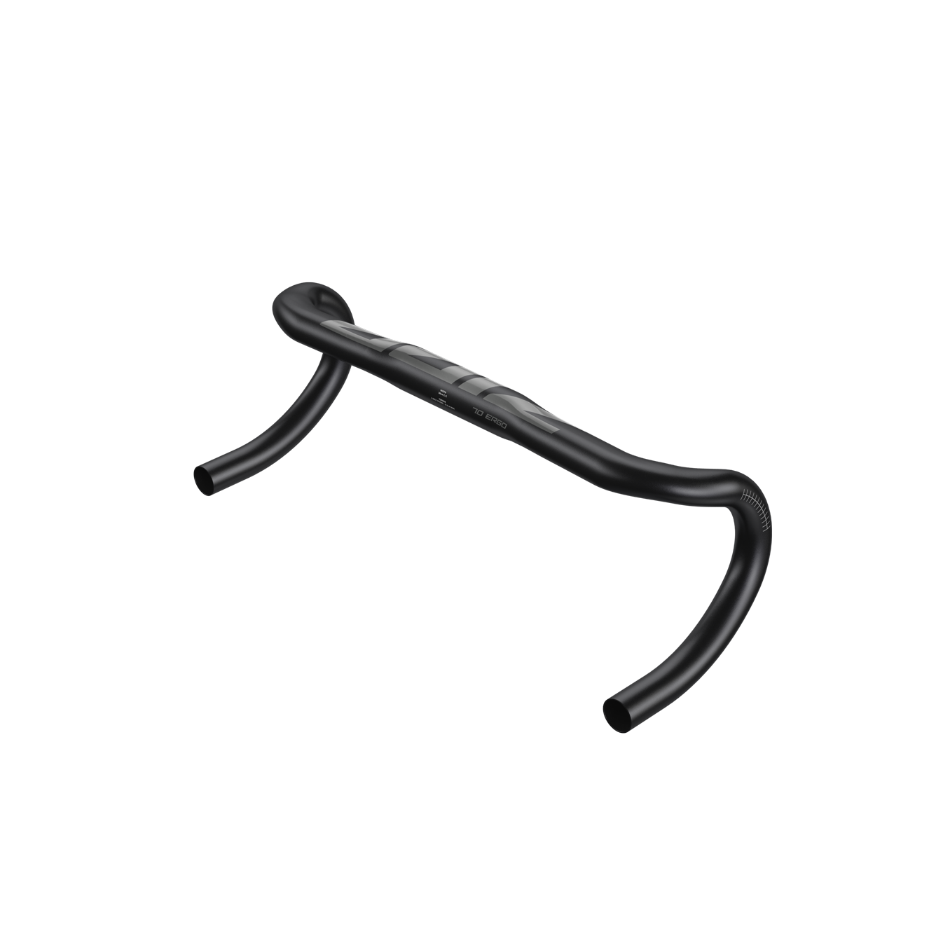 A black aluminum Zipp SL70 Ergo handlebar